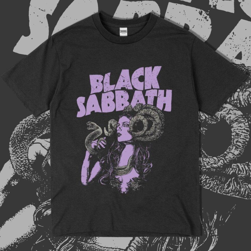 Black Sabbath Band Tour Shirt Heavy Metal Tee Retro Rock Music Fan 17